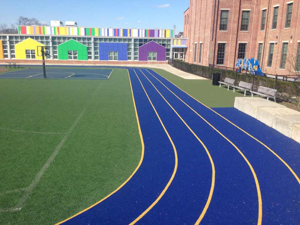 Commercial sports turf installed by SYNLawn