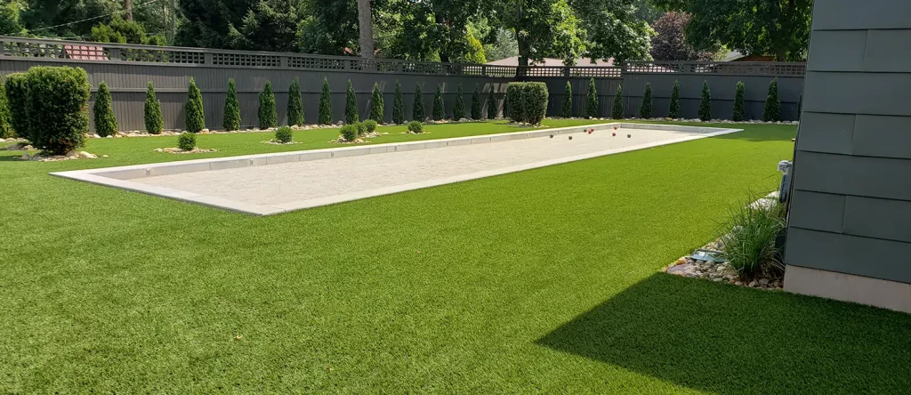 residential bocce court