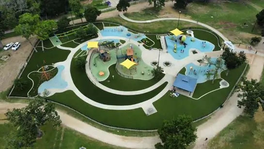 Artificial grass park from SYNLawn