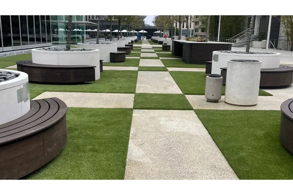 Commercial turf installation from SYNLawn Chesapeake Bay