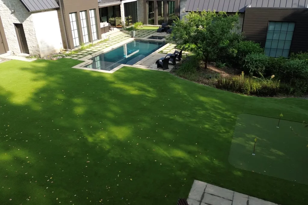SYNLawn Backyard Turf Installation